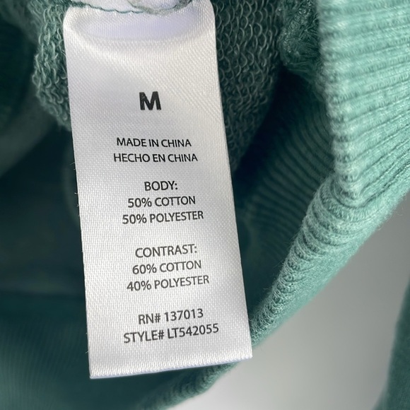 WILDFOX Watermelon Wash Sommers Sweatshirt Size Medium Green and Pink Tie-Dye - Picture 5 of 17